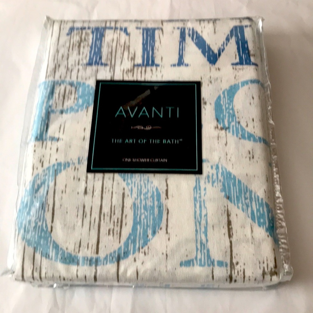 New Avanti the art of the bath shower curtain